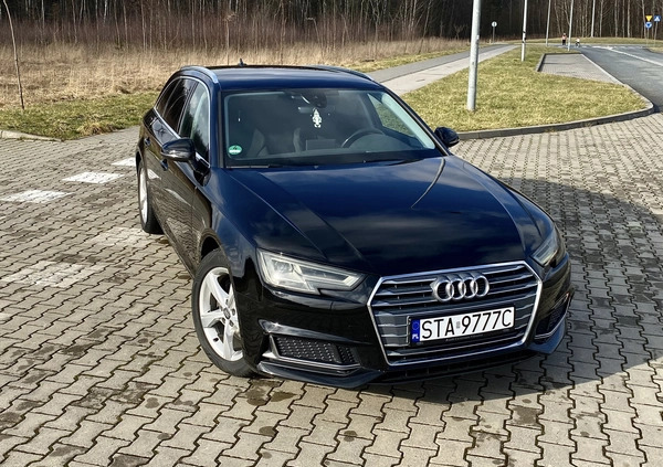 Audi A4 cena 86977 przebieg: 188895, rok produkcji 2019 z Myślenice małe 704
